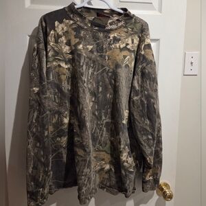 Mossy Oak Woodland Camo Long Sleeve Shirt